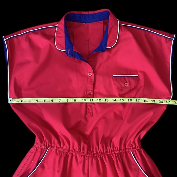 Vintage 70s Nautical Style Day Dress - Picture 14 of 16